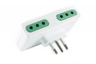 Adattatore multipresa spina 10A 4 prese 10A 1500 w watt  250 V XSL1012A