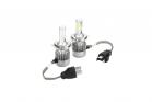 Coppia lampade led auto C6 H4-3 luce fredda 6000k ricambio luci moto