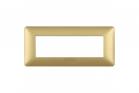 Placchetta placca titanium compatibile matix 6 posti copri interruttore c8806