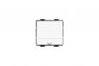 Modulo pulsante portanome compatibile matix presa 10A 250V bianco C2209