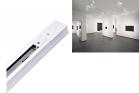 Binario Porta Faretti Led Monofase 98x4x2 Scivolamento Manuale Bianco PAR30