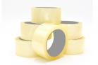 6Pz Nastro adesivo trasparente 50 mm x 132 m silenzioso da imballaggio