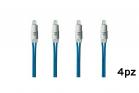 Spia Led Interruttore 230V Luce Segnalazione Ampolla Blu Set da 4 C0015VD