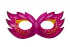 Maschera di carnevale luminosa con bastoncini fluorescenti feste in maschera