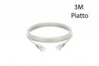 Cavo di rete piatto UTP CAT5 rete LAN RJ45 collegamento pc router internet 3M