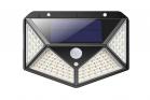 Faretto Esterno Pannello Solare 114  LED Applique Sensore Movimento Crepuscolare