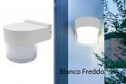Applique lampada led moderna 7w rotondo esterno bianco luce fredda 6000k