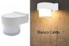 Applique Esterno Led 7W Moderno Rotondo Bianco Luce Calda Lampada Parete