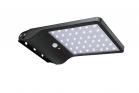 Faro Esterno Solare 20W Lampione Stradale 42 LED Sensore Movimento Luce Fredda