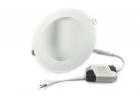 Faretto Incasso LED Soffitto 20W Luce Calda 18cm Effetto Gesso Alette Molla