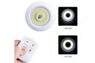 Faretto cob led armadio lampada emergenza casa punto luce adesivo telecomando