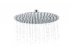 Soffione doccia a specchio rotondo orientabile pioggia bagno moderno 20 cm