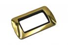 Placca Interruttore 4 Moduli Compatibile Living Copripresa Luci Oro Lucido C6604