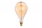 Lampadina led E27 goccia 4W vintage filamento vetro ambrato luce calda 01