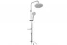 Colonna Doccia Ponte Senza Miscelatore Soffione Rotondo 20cm Asta Doccetta DGO07