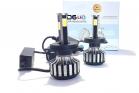 Coppia lampadine H4 D6 fari led kit lampadine 4200 lumen 6000K centralina 38W