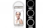 Anello flash portatile selfie foto clip cellulare ricaricabile selfie ring light