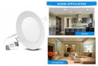 Faretto Led Incasso Slim 18W Luce Fredda Pannello Interno Soffitto Rotondo