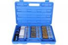 Set spazzole metalliche spirale 38pz pulizia tubi cilindri 1/4'' attacco stelo