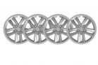 Copricerchio Universale 14" Copri Ruota Auto Pneumatico Silver 4pz Hollywood