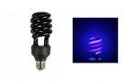 Lampadina led uv ultravioletto 28W nera spirale luce viola attacco e27 220V