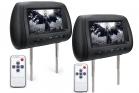 Coppia monitor poggiatesta 7" auto universale bluetooth LCD LED con telecomando