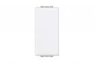 Tasto copriforo compatibile living modulo falso polo interruttore bianco C1110B
