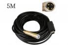 Telecamera endoscopica 5m USB flessibile 4 led 14.5mm immergibile waterproof