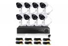 Kit Videosorveglianza AHD 8 Telecamere 24 led 2 mpx DVR h.264 CCTV 6145
