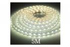 Striscia Led 5M Luce Naturale 400LM 6mm Flessibile Siliconata Fila 2835 Singola