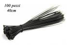 Fascette multiuso stringenti 100pz 40cm stringicavo nylon