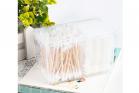 Mini contenitore multiuso con coperchio organizer 2 scomparti richiudibile
