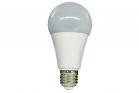 Lampadina LED Luce Fredda 15W A65 1500LM attacco E27 Globo Bulbo Latteo SOLAR
