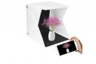 Box per foto scatola luminosa 30 cm pieghevole portatile con sfondo soft box