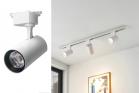 Faretto Led Interno 50W Faro Binario Soffitto Luce Fredda Orientabile Moderno