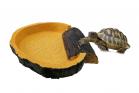 Mangiatoia per terraio rettili 16cm ciotola acqua cibo tartaruga geco anfibi