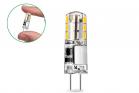 Lampadina led 24 smd attacco G4 a spillo 3014 luce naturale 24D mini lampadina