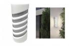 Applique LED Lampada Parete Moderno Bianco Esterno 14W Luce Naturale Spirale F13