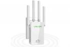 Mini ripetitore wifi wireless amplificatore segnale 4 antenne WLAN WPA WEP Q-T84