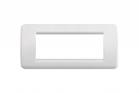 Placca Interruttore 6 Moduli Compatibile Matix Copripresa Bianca  C8806 wht