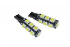 Coppia lampadine auto canbus 13 led smd luce fredda uso interno 12V CA-02707