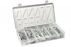 Coppiglie a Molla Set 555pz Fermo Asse Alberi Spine Assortimento Varie Misure