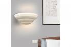 Applique Gesso Bianco Interno Attacco G9 Forma Conchiglia Lampada Muro GS-5039
