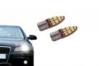 Coppia Lampadine Auto 24 Led SMD 4014 T10 CANBUS 6000K 2.2W Lampadina 12V 02718