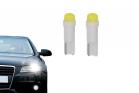 Coppia Lampadine Auto 1 LED COB T5 6000K Canbus 0.3W Lampadina 12V CA-02721