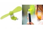 Mini Ventilatore Per Telefono Micro USB Portatile Smartphone Colorato Flessibile