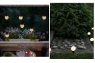 Picchetti Led Solare Catena 6pz 3.5m Luce Calda Mini Sfera Luci Esterne Giardino
