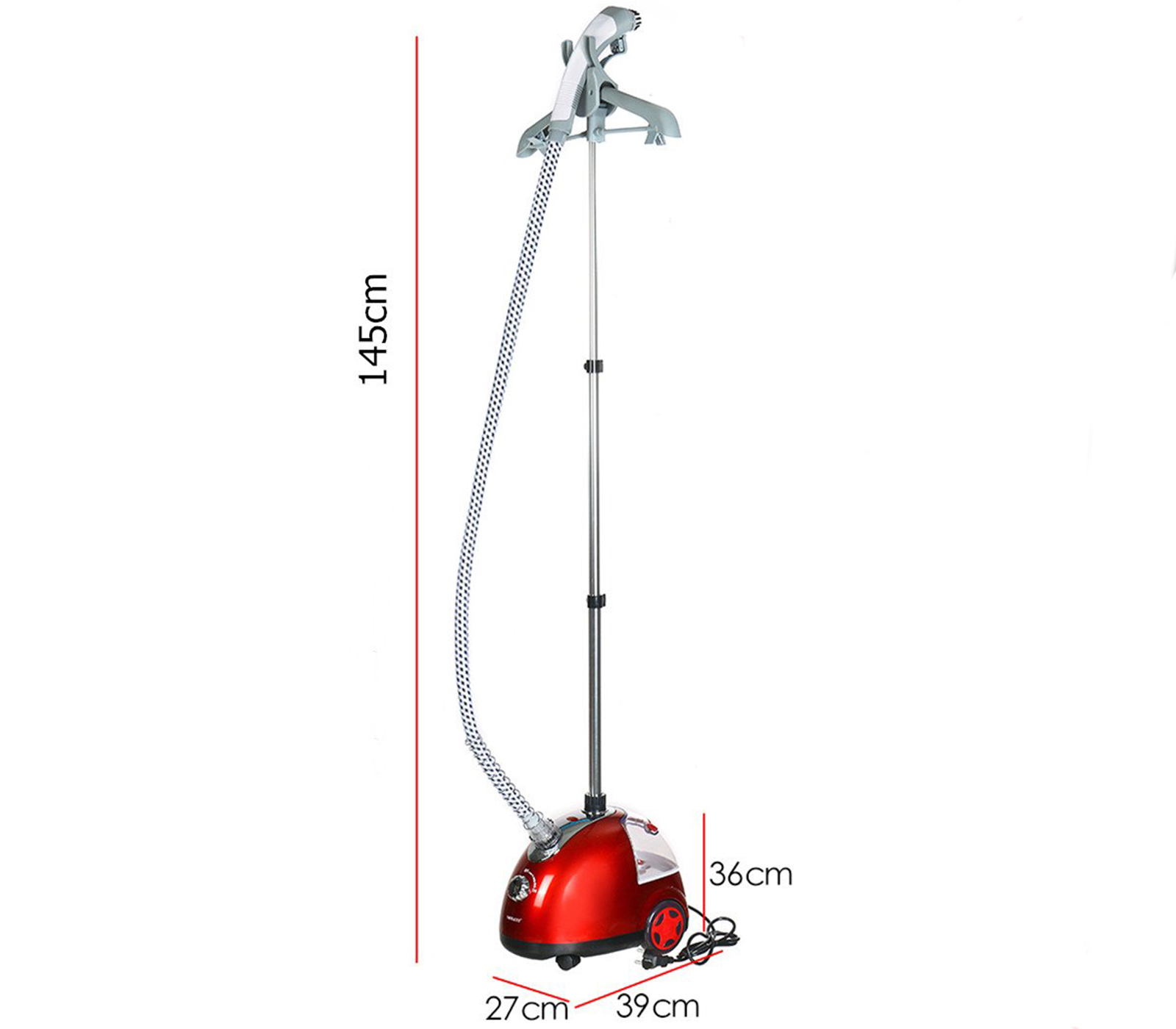 BES-32663 - Piccoli e grandi elettrodomestici - beselettronica - Ferro da Stiro  Verticale a Vapore Stiratrice 1200W Spazzola Portatile SK-3080