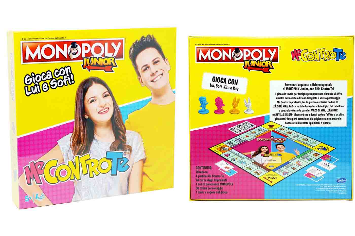 Bes 29470 Per Bambini Beselettronica Me Contro Te Monopoly Gioco Da Tavolo Lui Sofi 5 12 Anni Junior