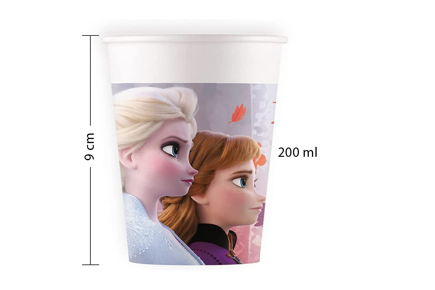 BES-31100 - FUORITUTTO - beselettronica - Set Bicchieri Carta 8pz Frozen  Disney da Festa Compleanno Party a Tema Bambina